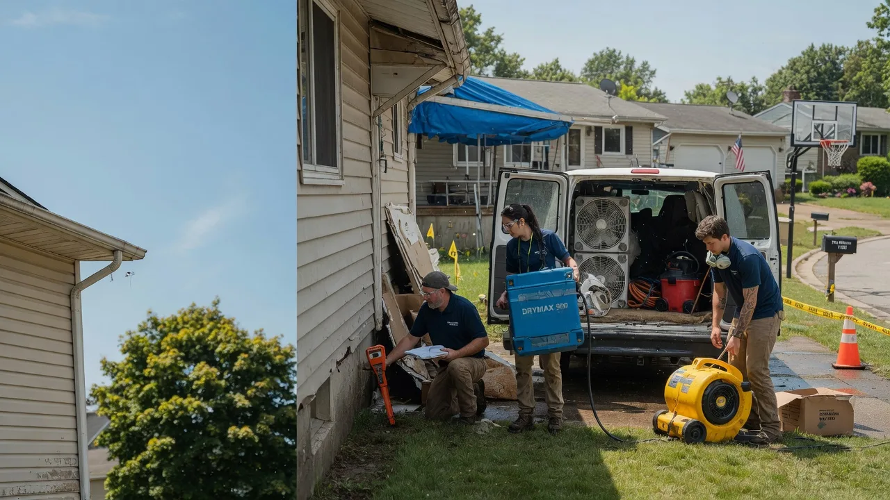 Ceiling Leak Cleanup in Smithboro, IL near me