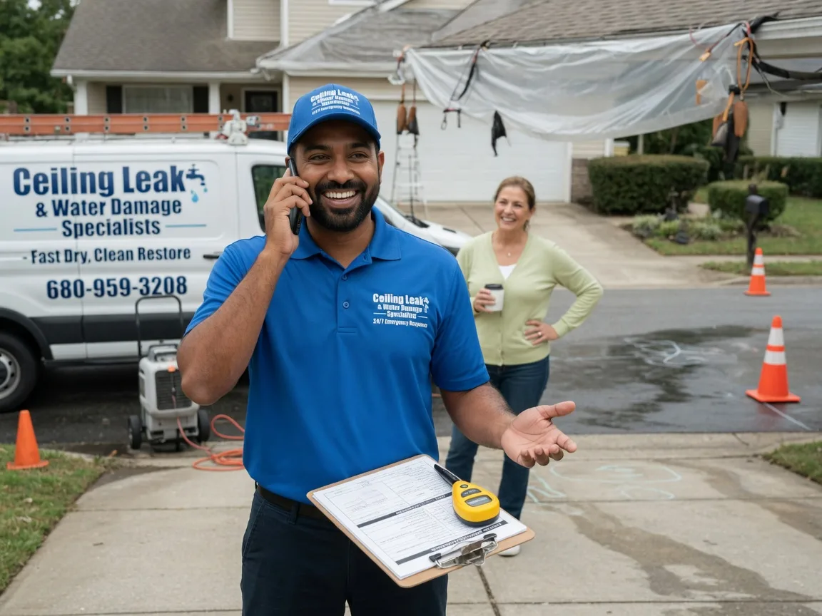 Ceiling Leak Cleanup Smithboro, IL FAQs